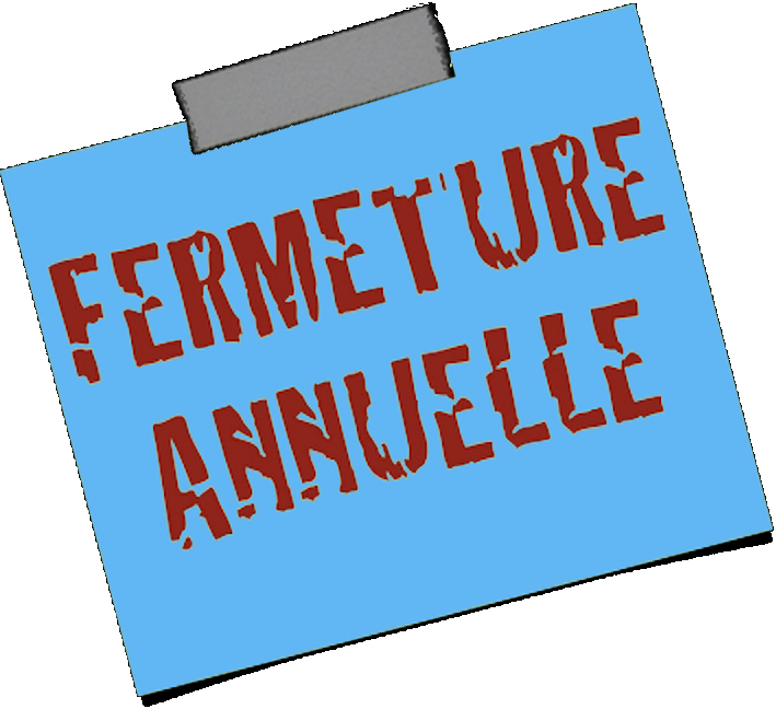 fermeture annuelle